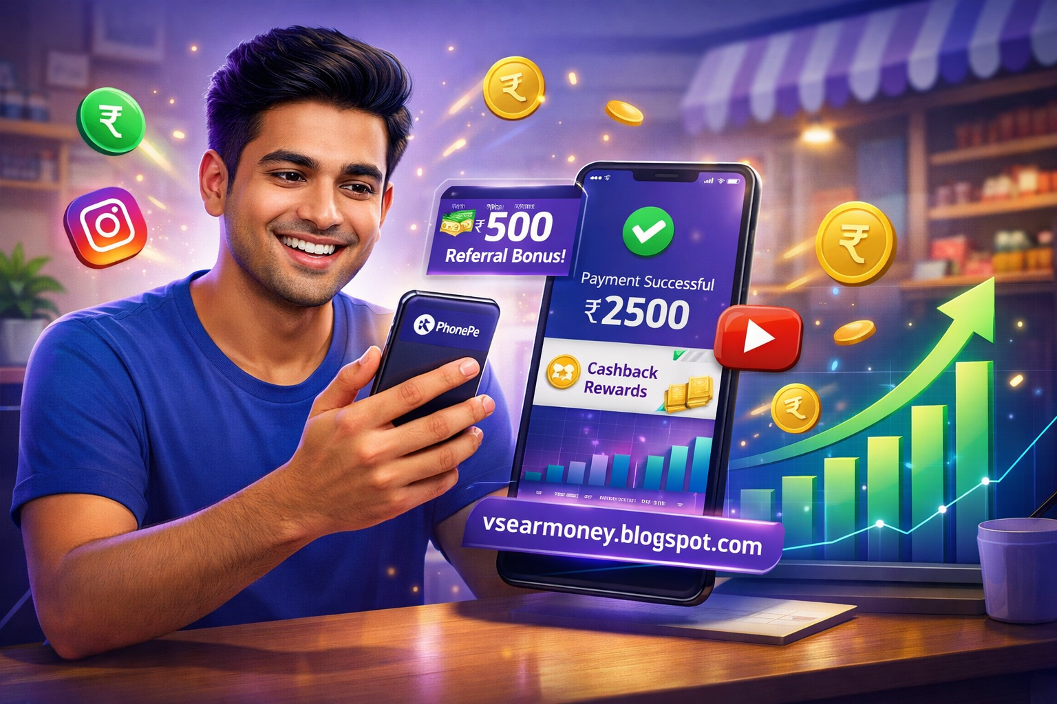PhonePe Se Paise Kaise Kamaye 2026 – ₹500 Per Referral [Complete Guide]